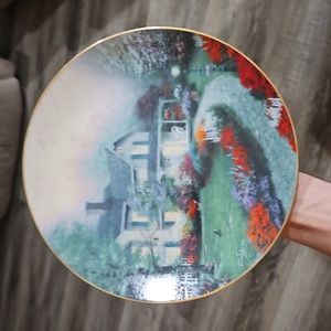 Thomas Kinkade Home Sweet Home plate